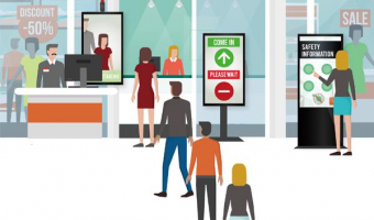 Navigating the new normal: Using smart digital signage in a changed retail environment