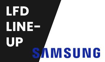 The Samsung LFD lineup in one overview!
